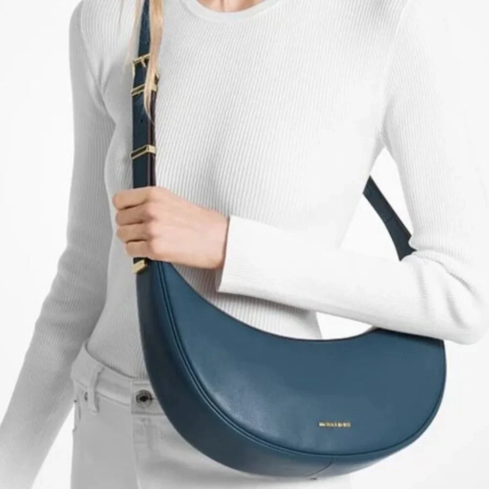 SALE! ✅ Michael Kors AVRA Medium Convertible Sling Leather Crossbody ⭐ NWT